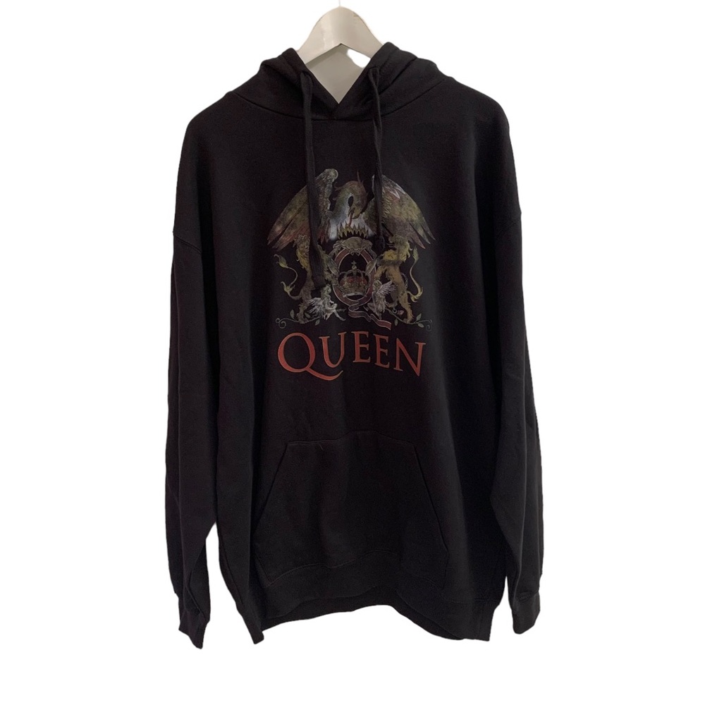 Queen Classic Crest Hooded Sweatshirt Men’s Size Large L Classic Rock